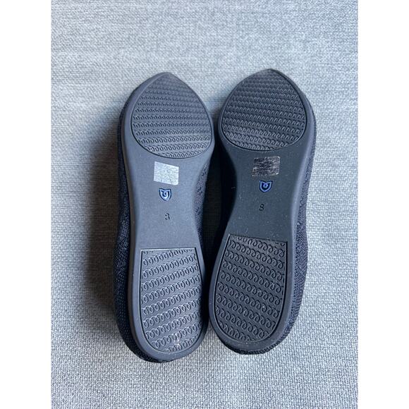 Rothy’s The Point Textured Black Flats Slip-on Women's Sz 8 - Picture 7 of 12